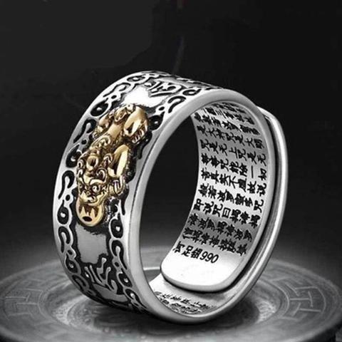 Anillo Feng Shui Pixiu (Compra 1 , y 1 Gratis )